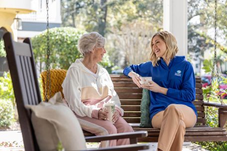 caregiver and client