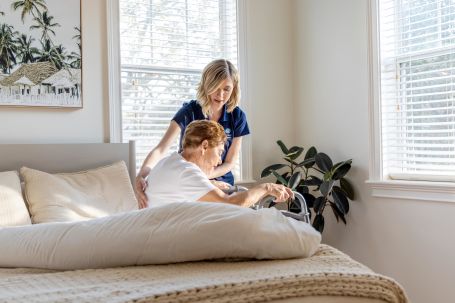 caregiver and client