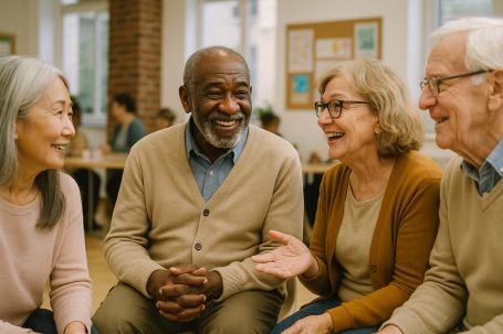 Seniors in social engagement