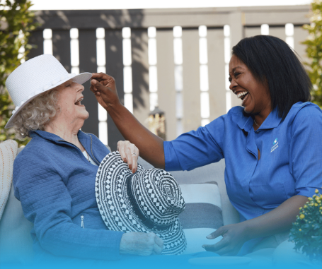 caregiver and client