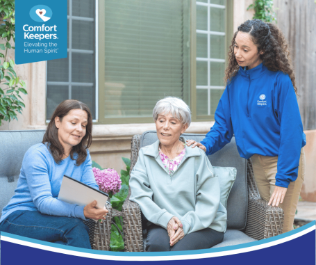 caregiver and client