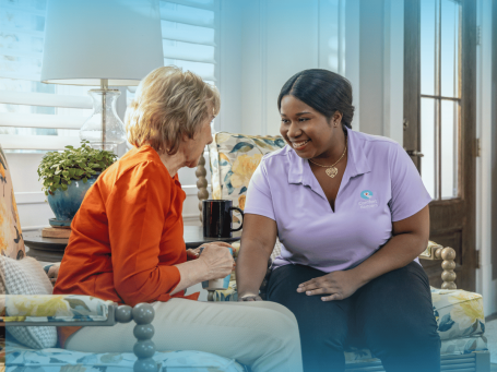 caregiver and client