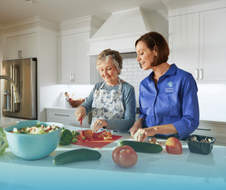 caregiver and client