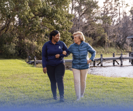 caregiver and client