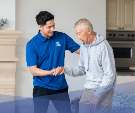 caregiver and client