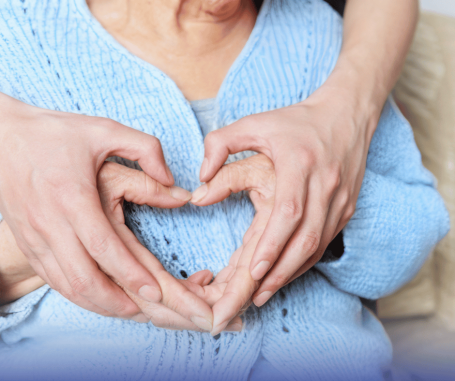 hands forming hearts