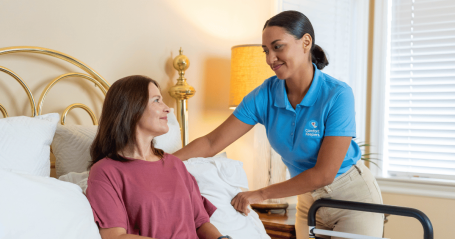 caregiver and client