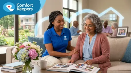 Senior receiving in-home care in Crossville