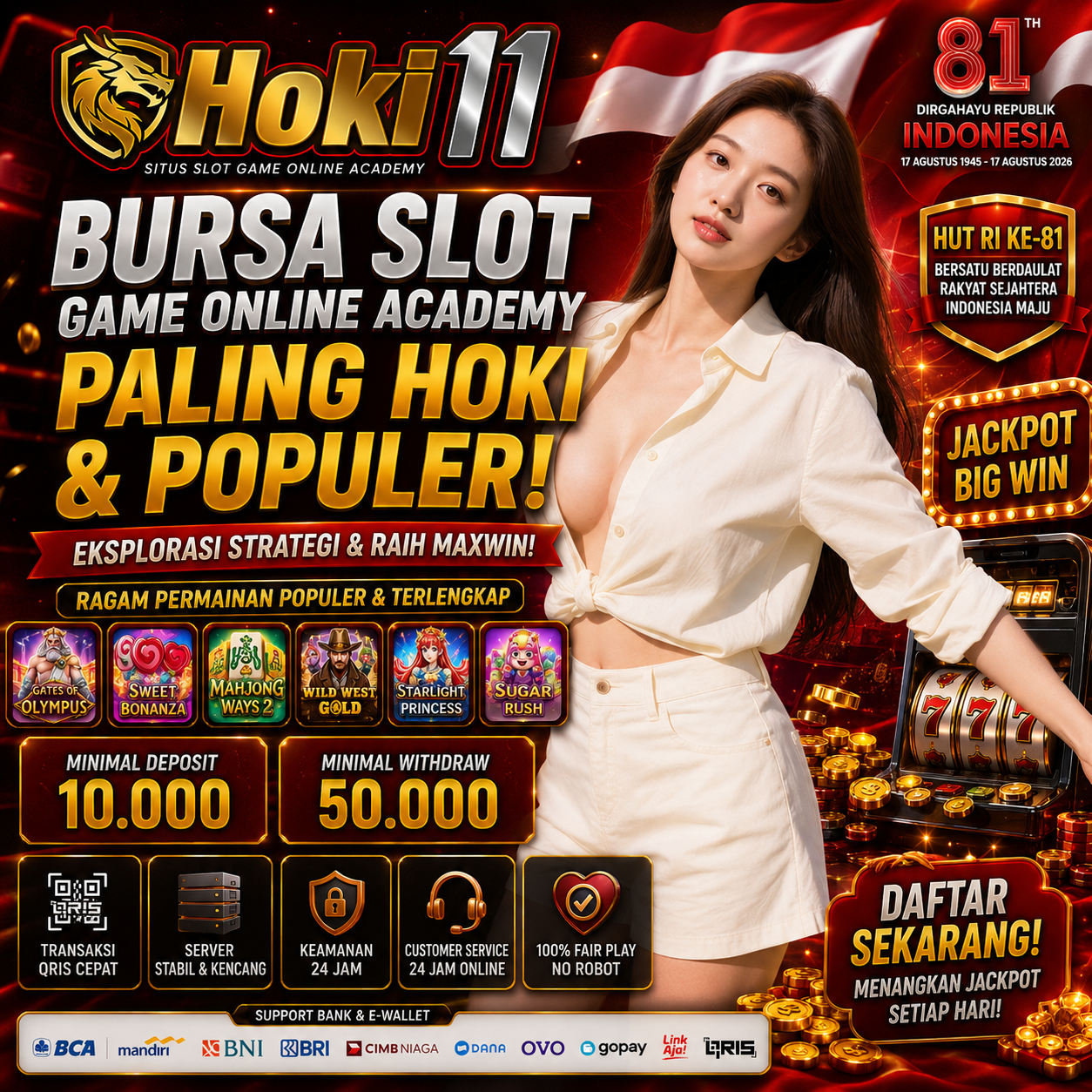 HOKI11 Bursa Slot Game Online Academy Paling Hoki & Populer