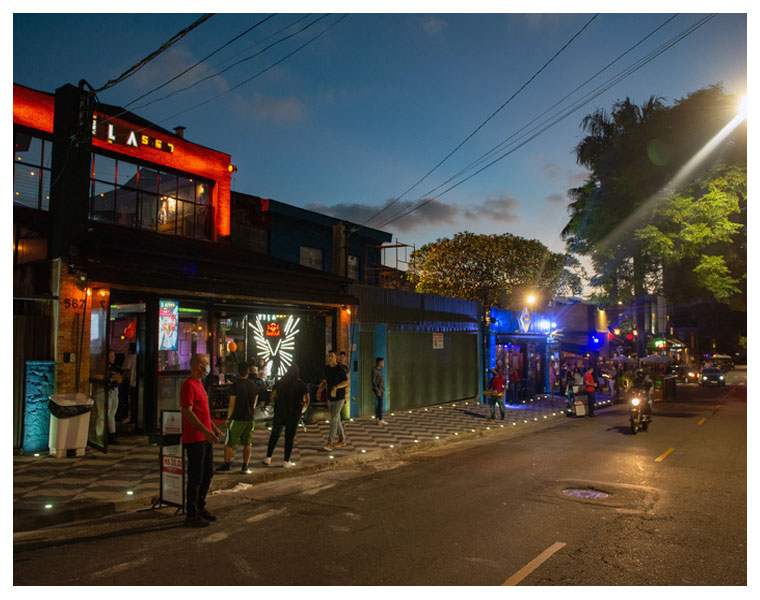 São Paulo na calçada