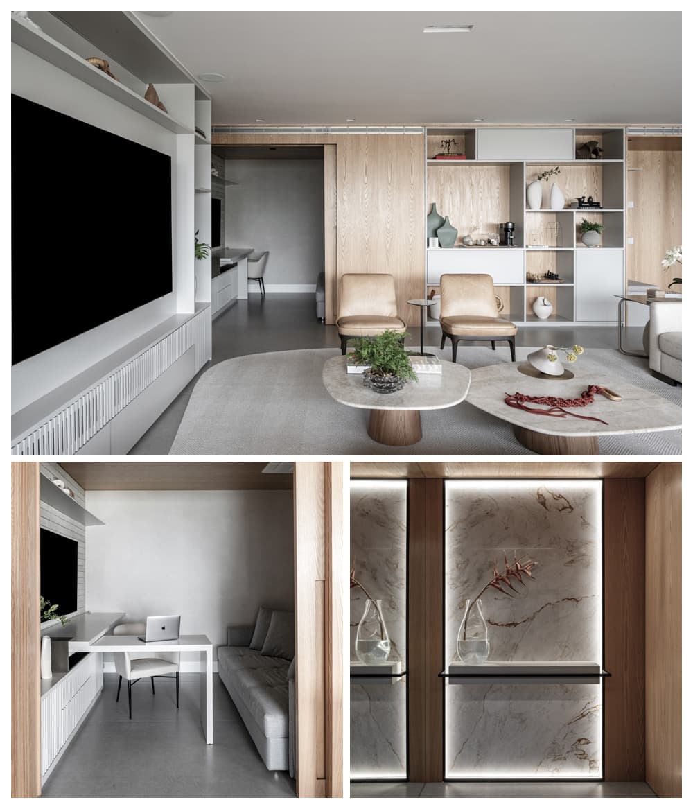 Apartamento contemporâneo de Ana Carolina Queiroz / Fotografia Favaro JR