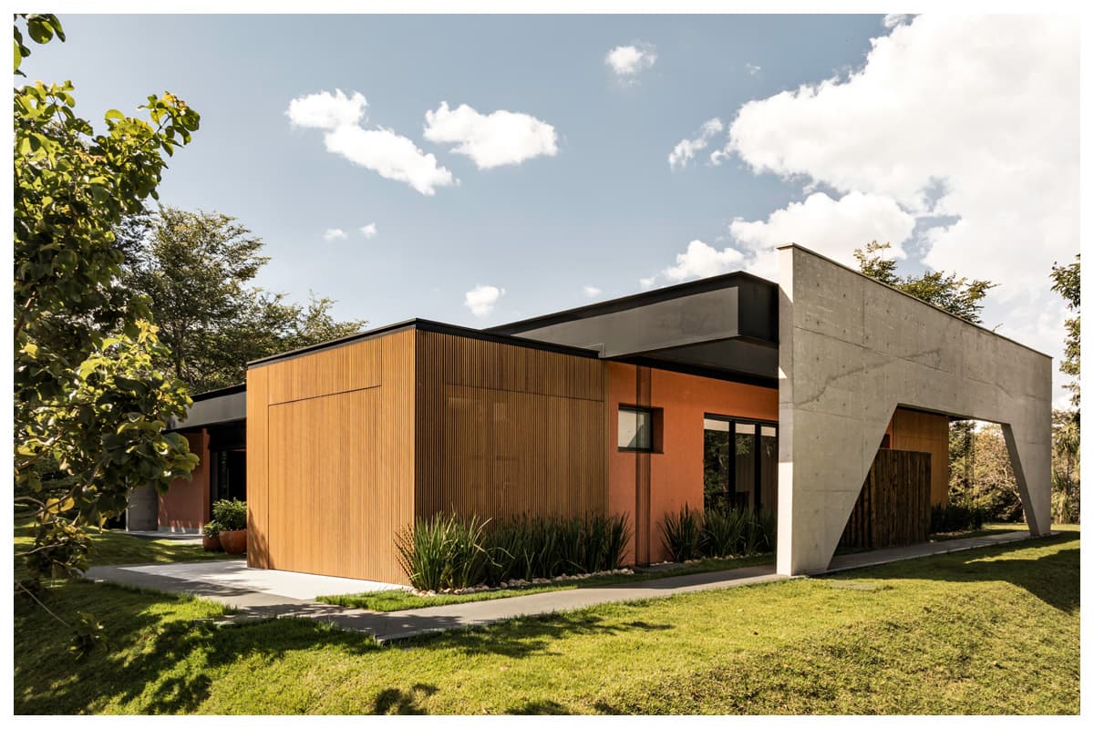 Arquitetura residencial contemporânea TTAD na Casa Galgo