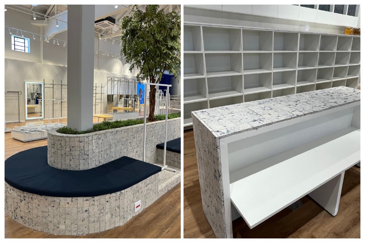 Revestimento Cerâmico Sustentável Integra Resíduos Têxteis