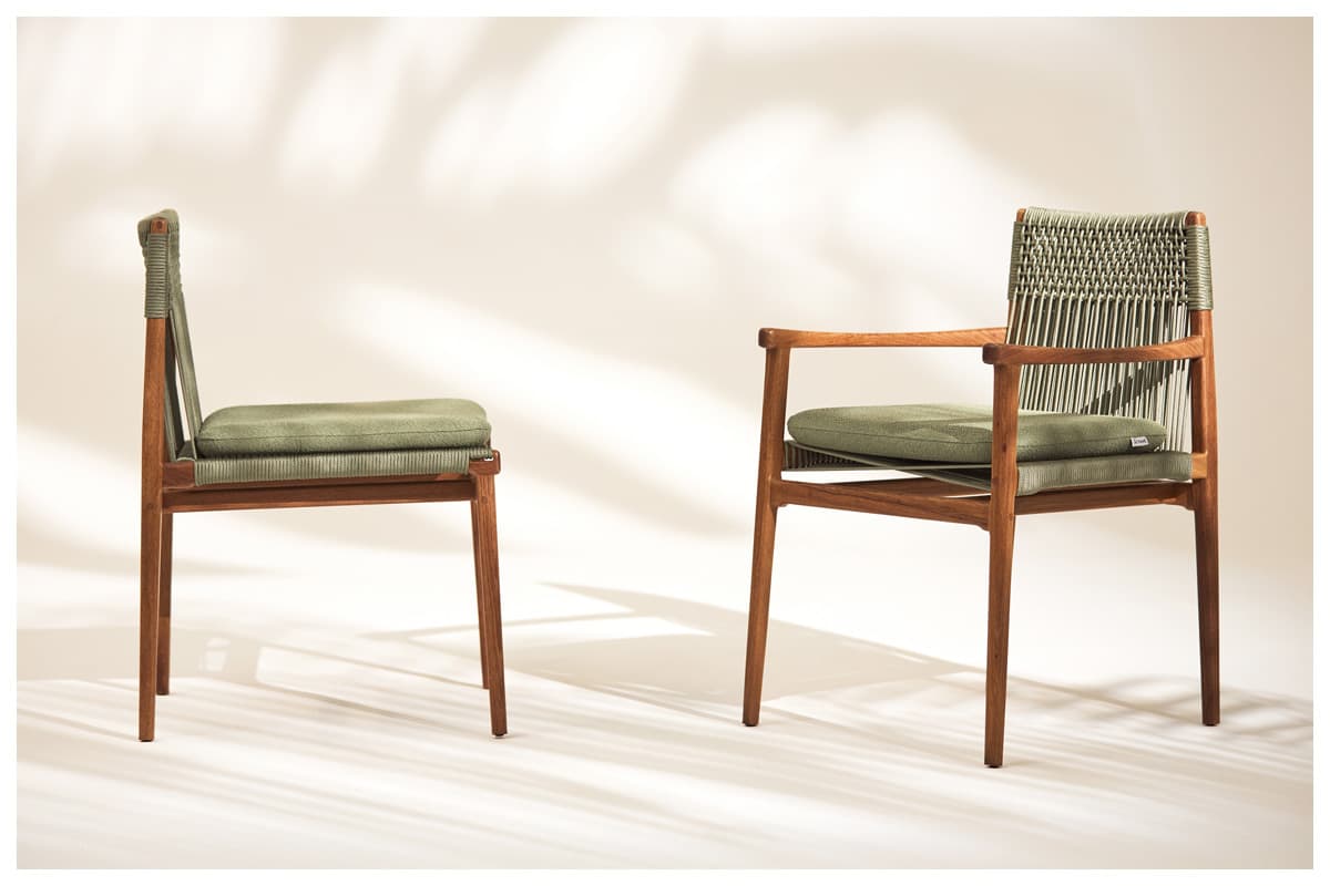 Mobiliário contemporâneo ancorado em gesto artesanal