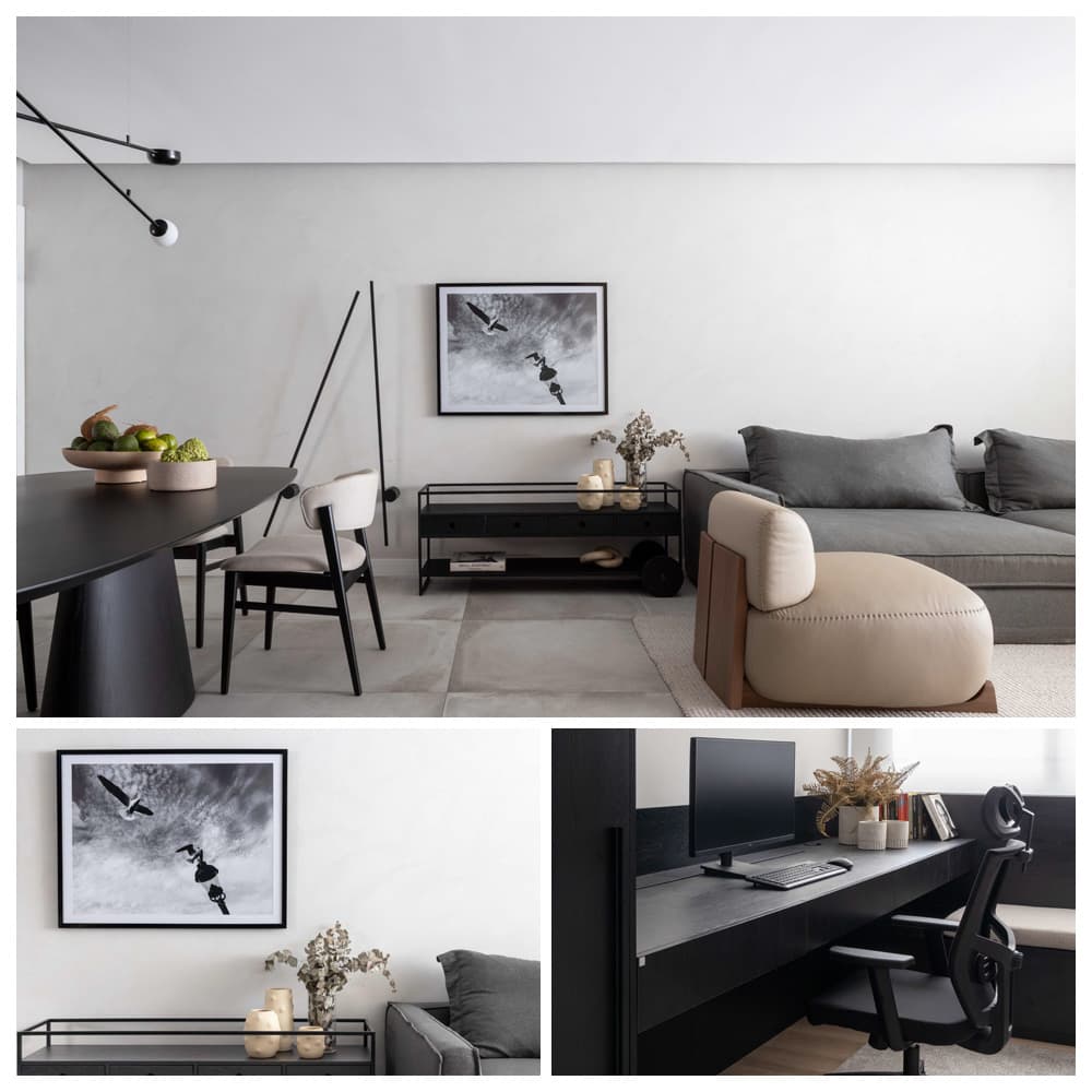 Apartamento minimalista DC55 / Fotografia Bia Nauiack Apartamento minimalista DC55 / Fotografia Bia Nauiack