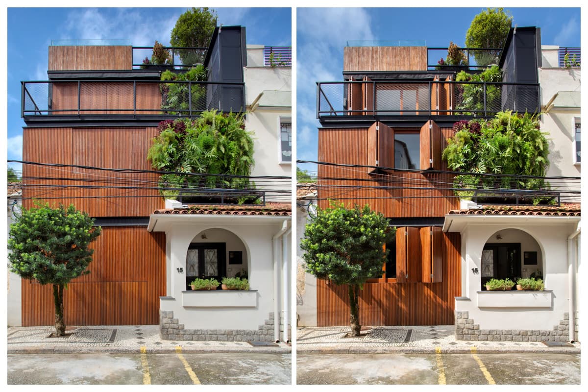 Casa com estrutura metálica / Fotografia Denilson Machado