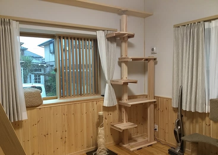 ペットたちと共生する平屋