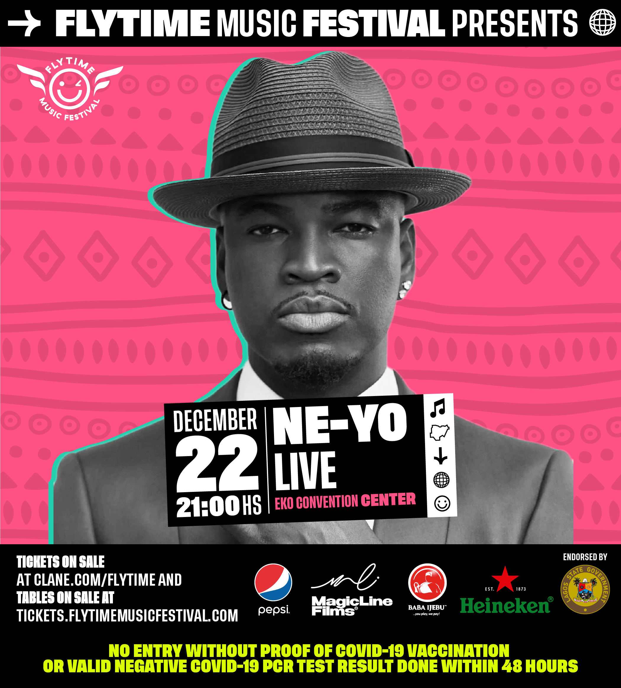 Flytime Music Festival Presents Ne-Yo LIVE Lagos Detty December 2021