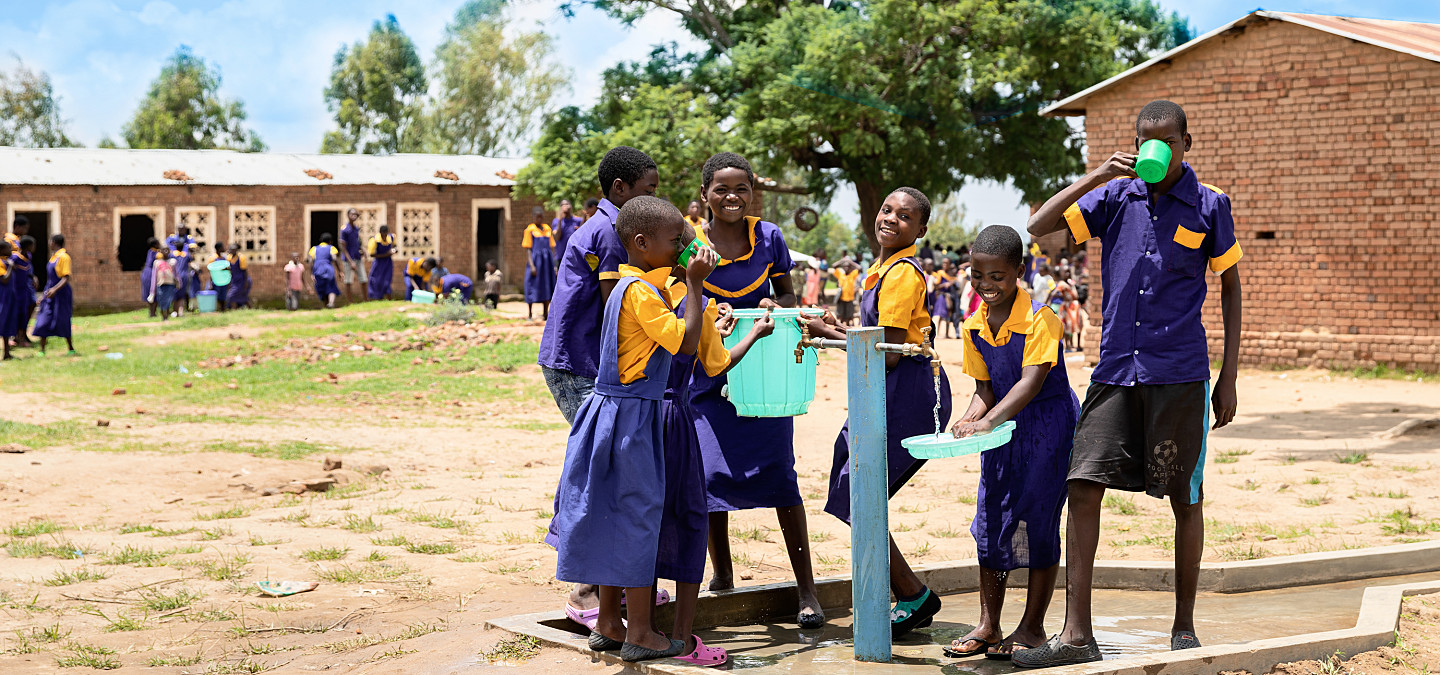 UNICEF Living Schools Malawi Kinder in Malawi