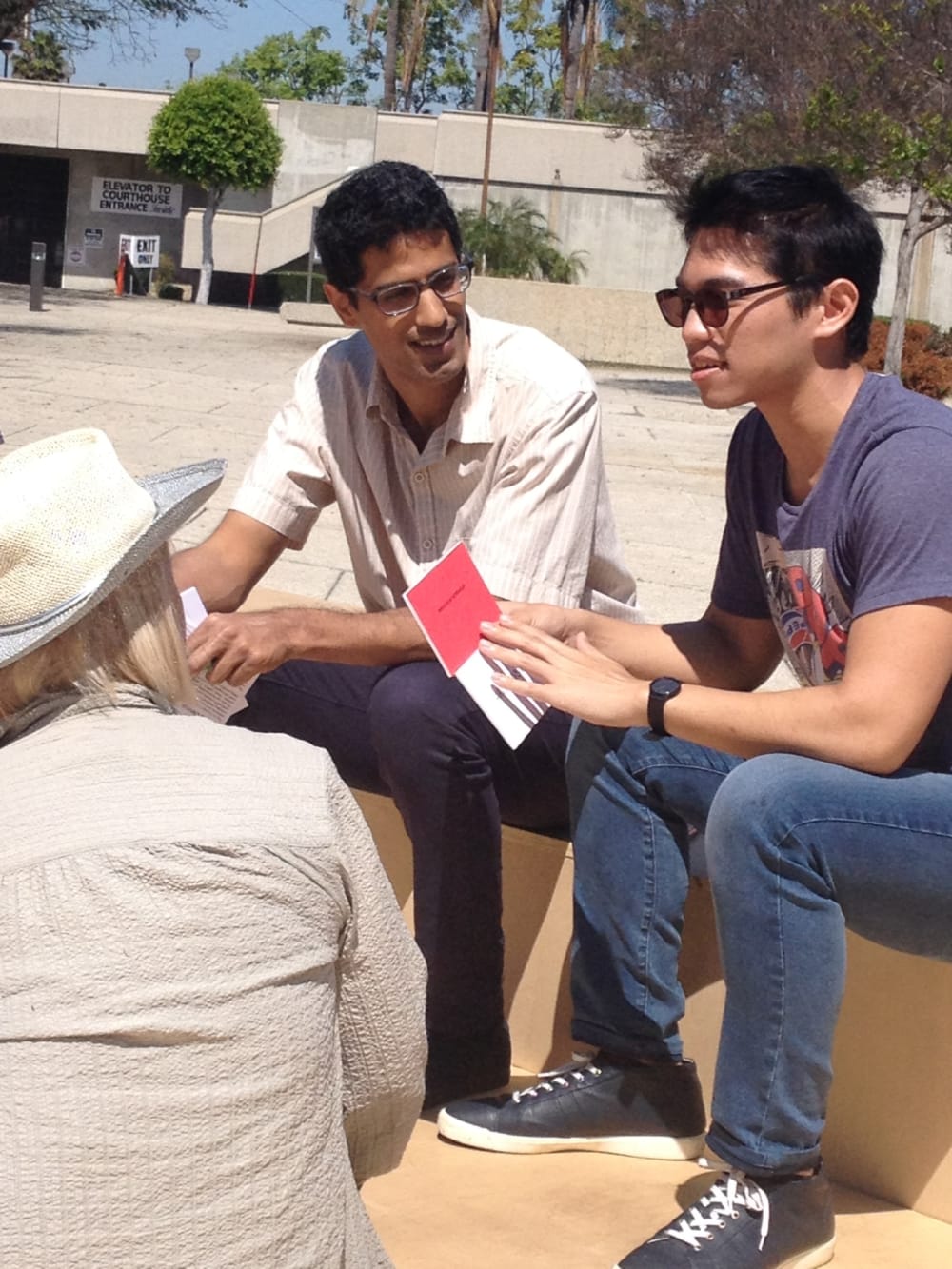 Participants in discussion