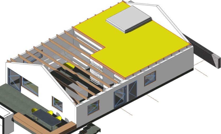 Isometric rendering of remodel