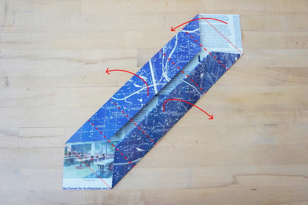 Instructions for how to fold paper