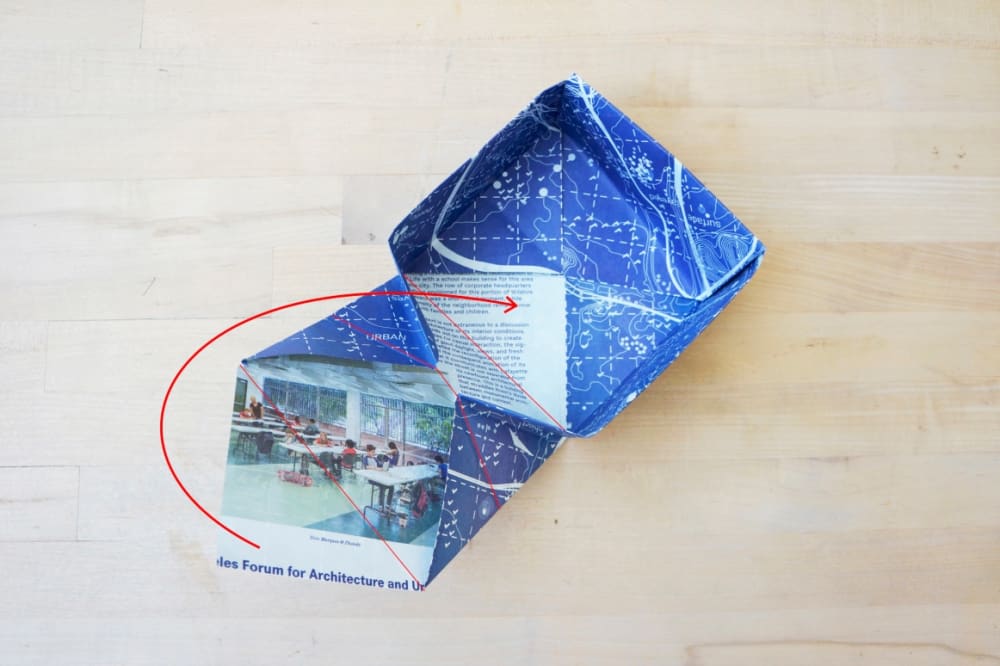 Instructions for how to fold paper