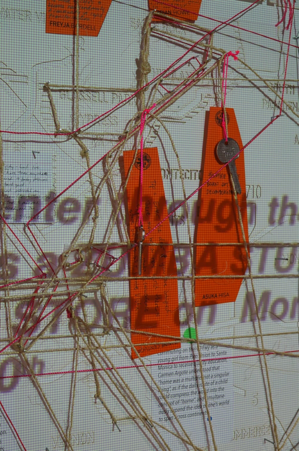 Map projection on wall