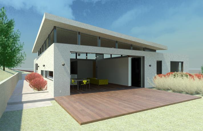 Isometric architectural render