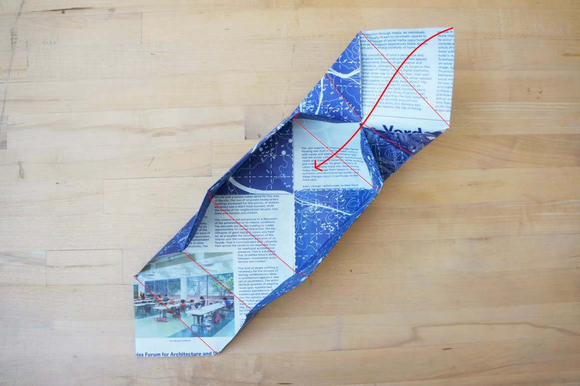 Instructions for how to fold paper