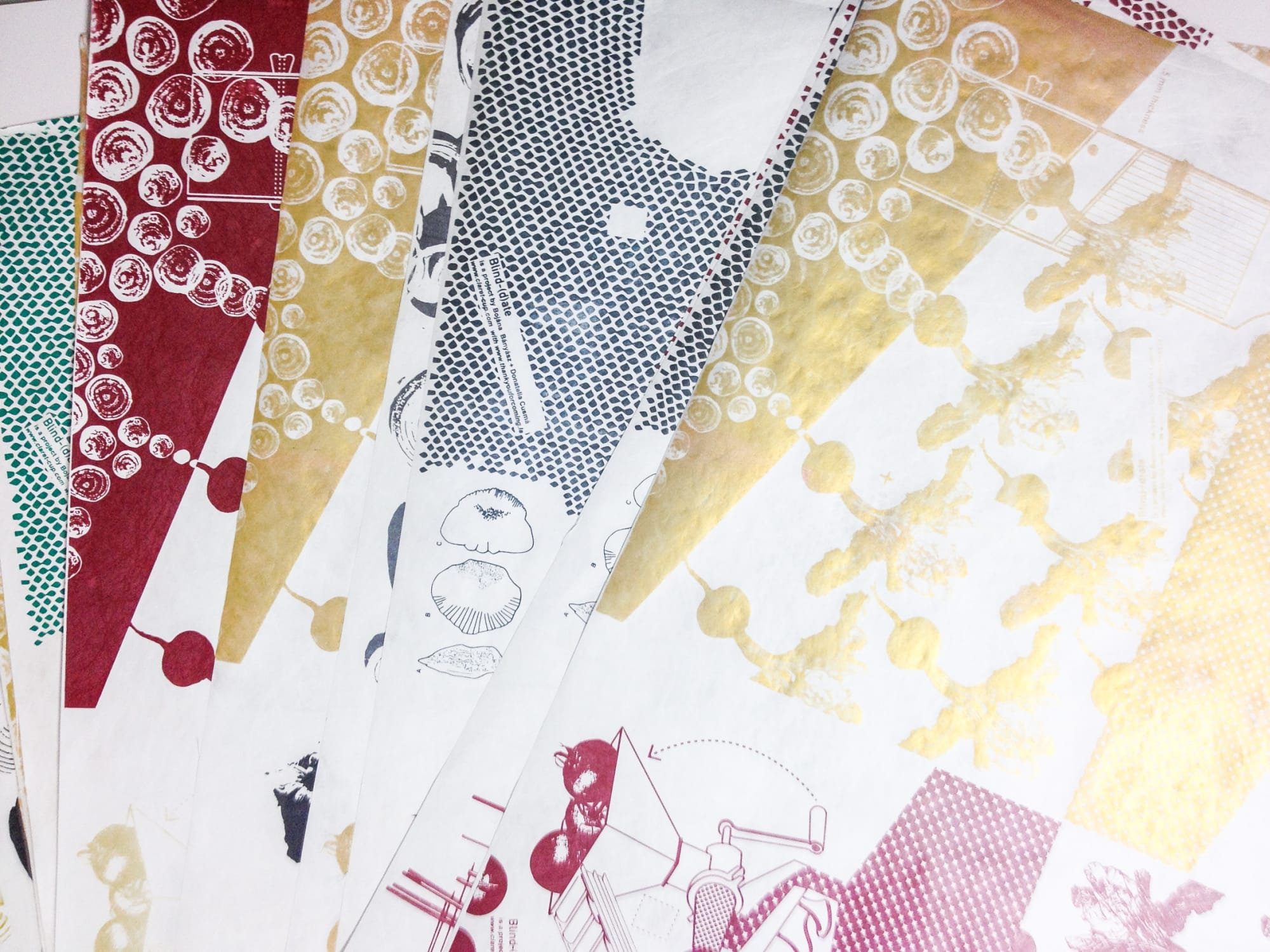Prints for dinner party