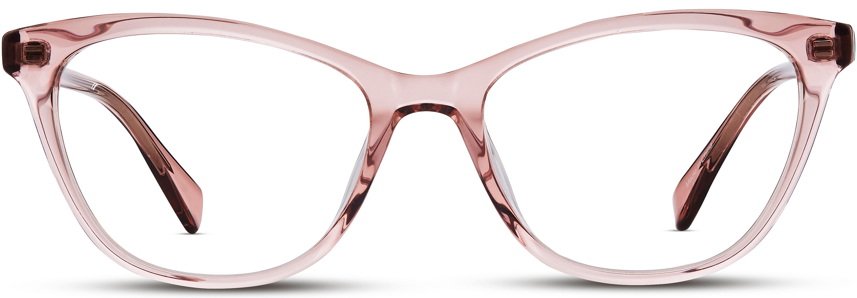 Edie Eyeglasses In Dusty Rose Crystal For Women Classic Specs 6194