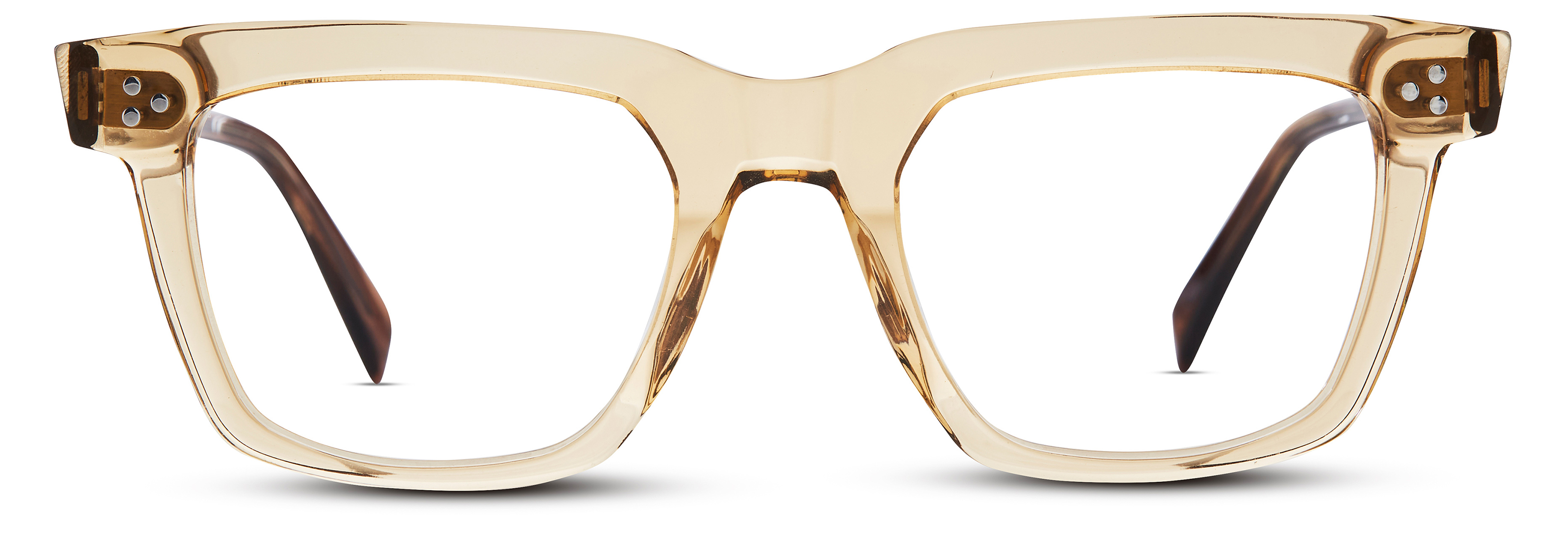 Fallon Eyeglasses in Whiskey Caramel for Men Classic Specs