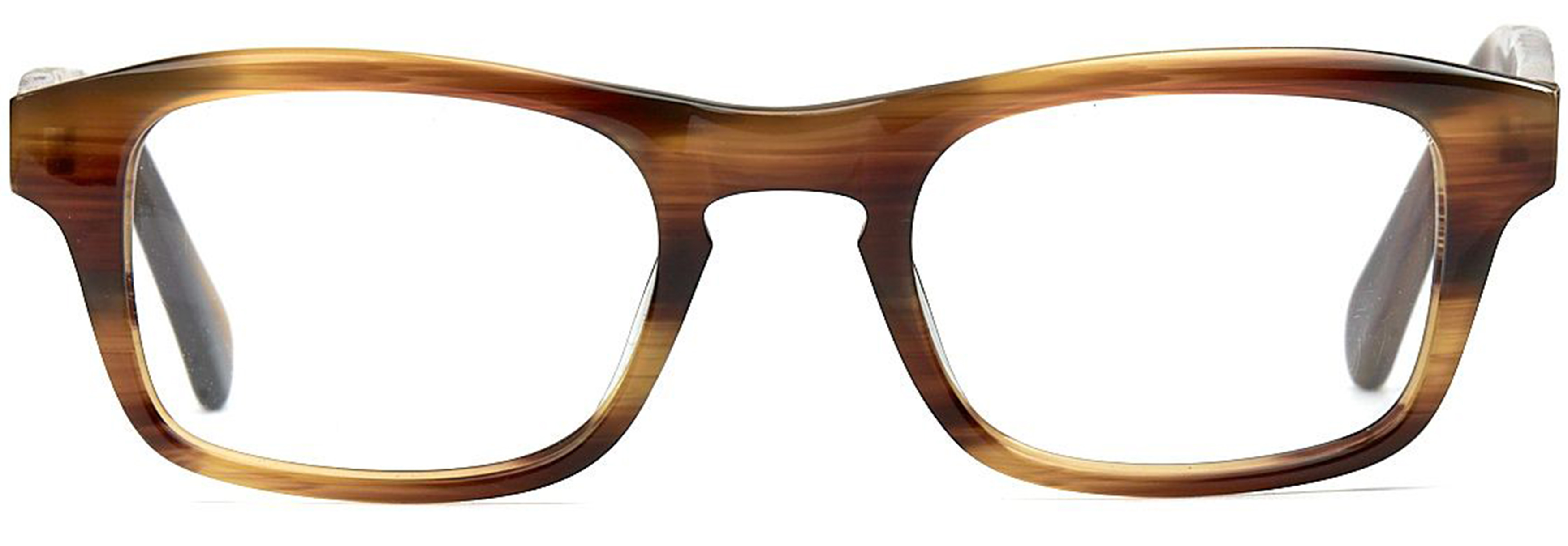 Gilmore Eyeglasses in Walnut Horn for Men Classic Specs