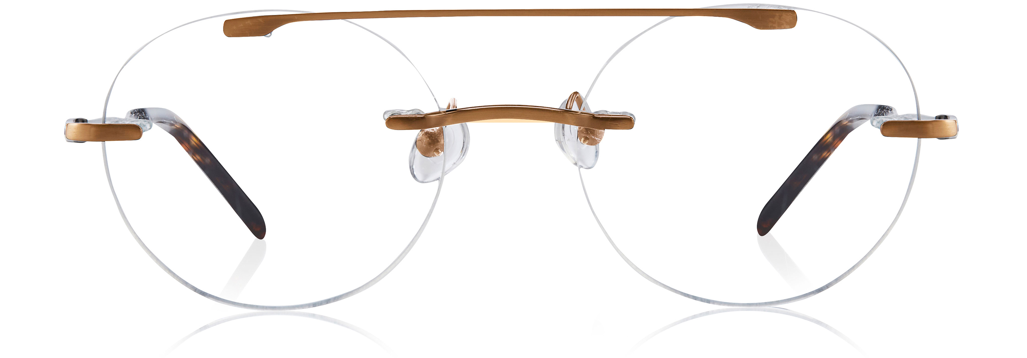 Knox Eyeglasses in Gold for Women Classic Specs