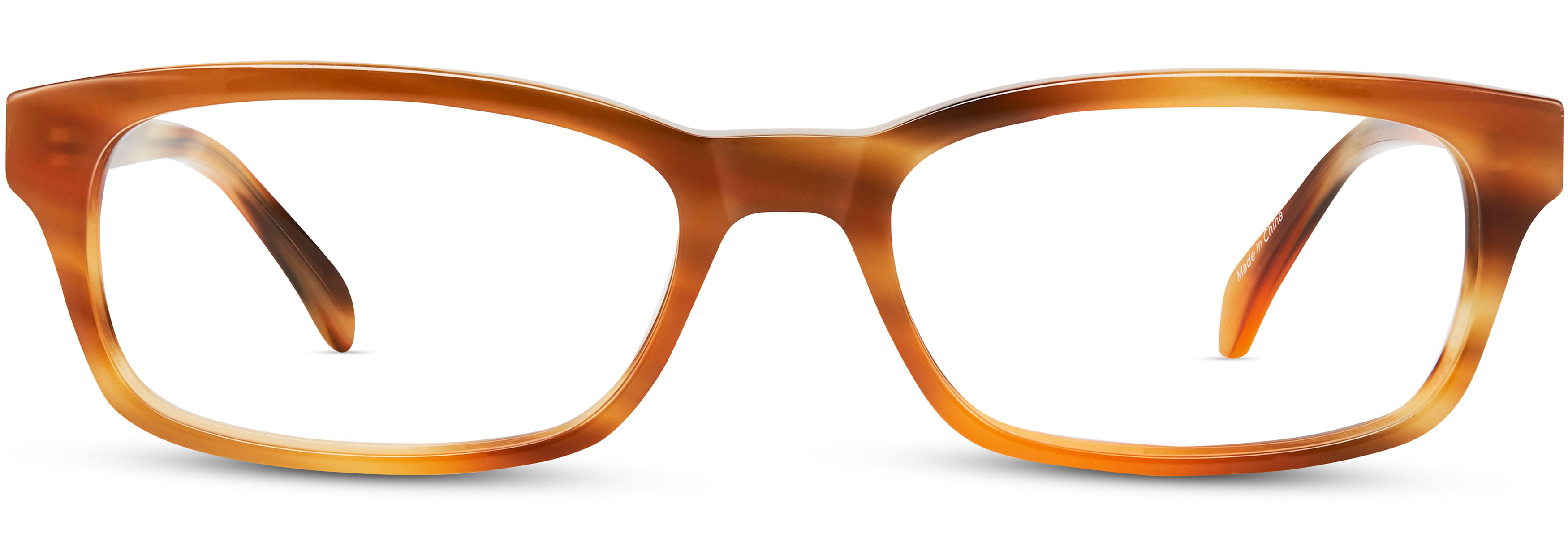 Quentin Eyeglasses in Caramel Horn for Women Classic Specs