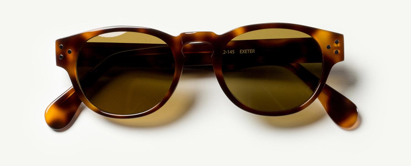 Exeter in Brandy Tortoise Classic Specs