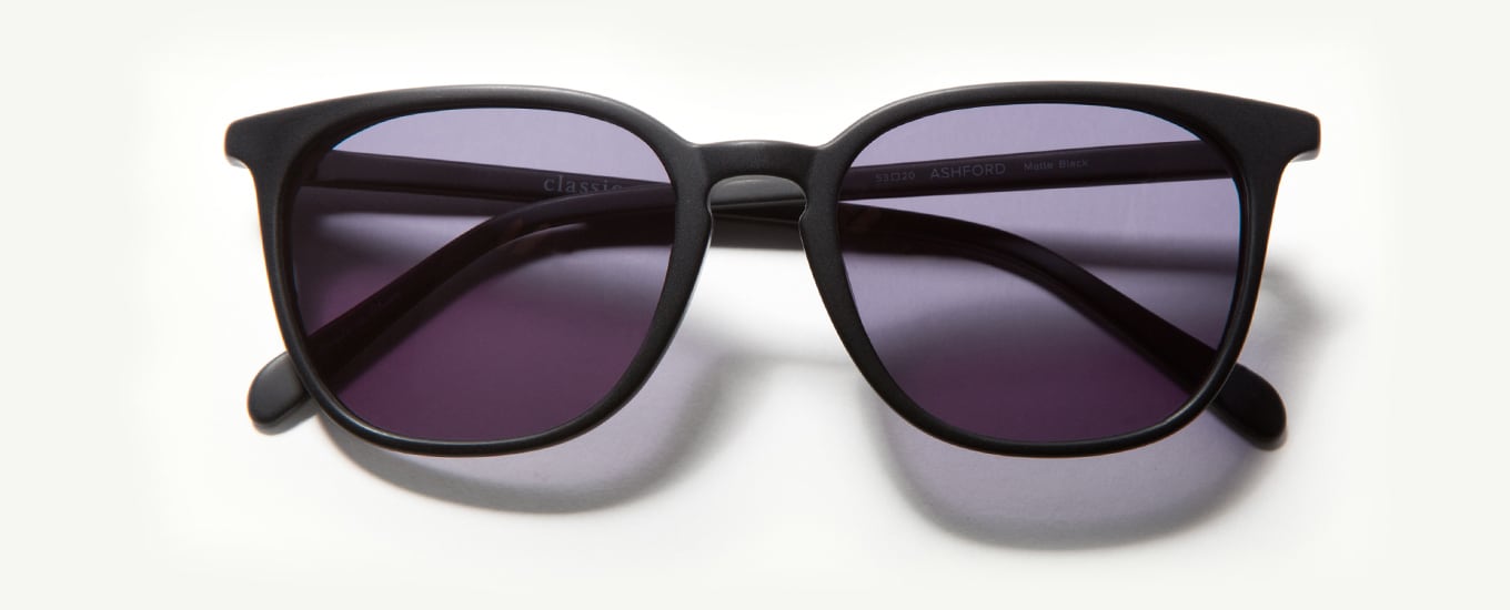 Ashford Low Bridge Fit Sunglasses in Whiskey Crystal for Men