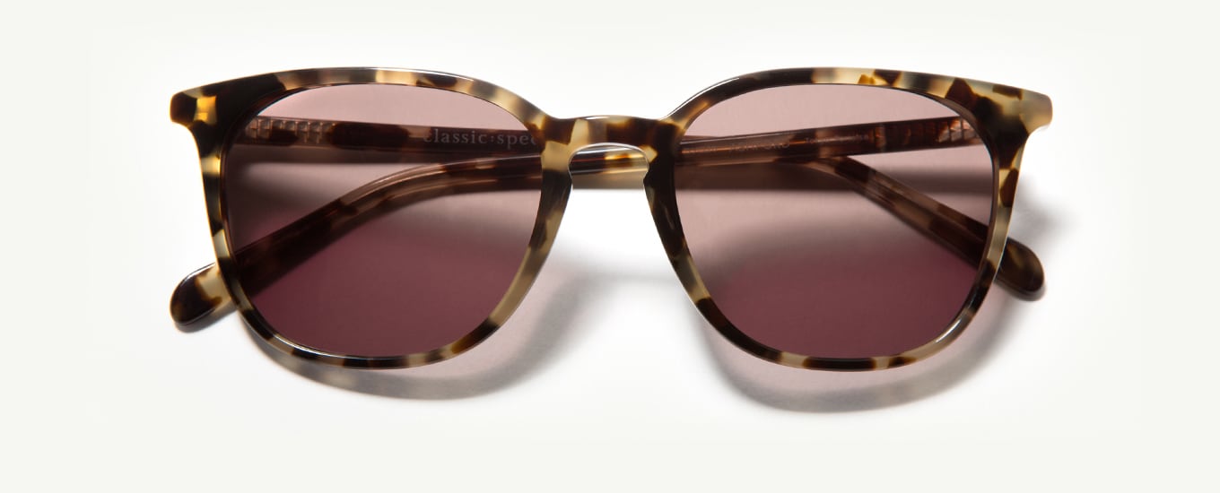 Ashford Low Bridge Fit Sunglasses in Whiskey Crystal for Men