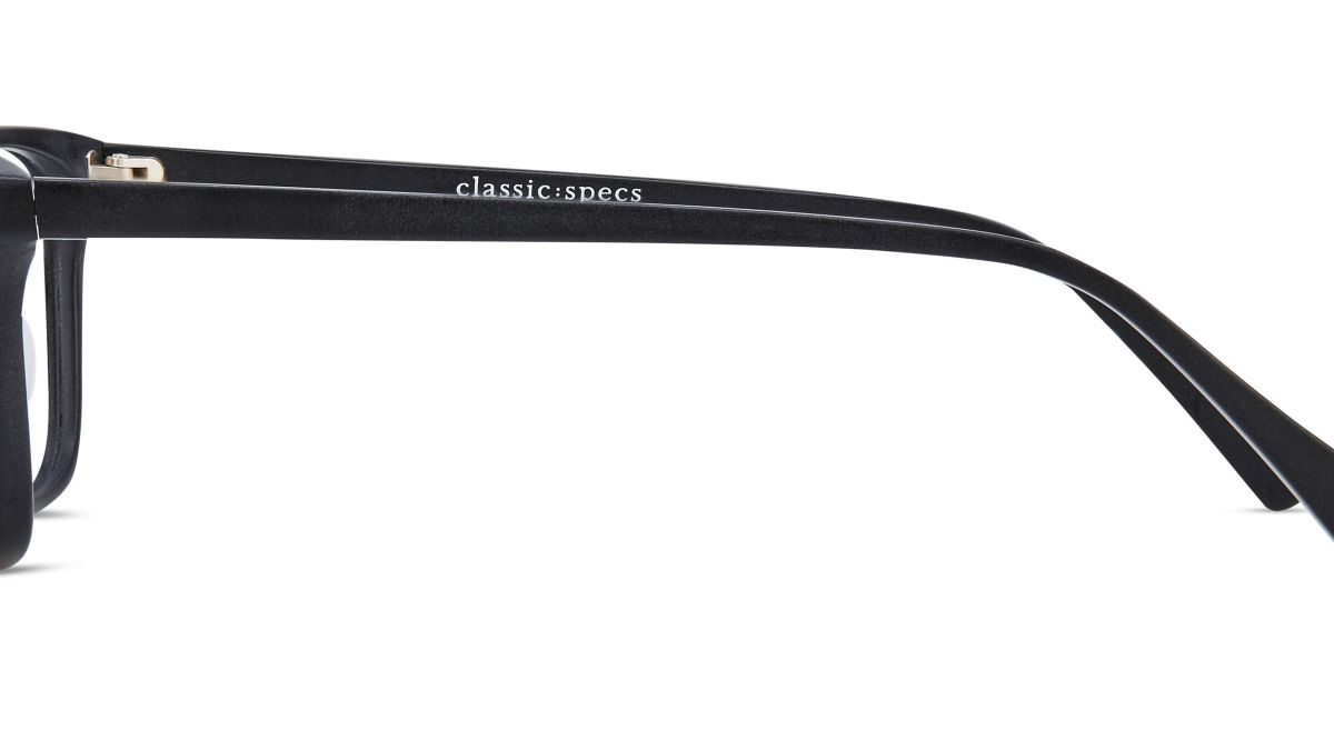 Hoffman Eyeglasses in Matte Black for Women | Classic Specs