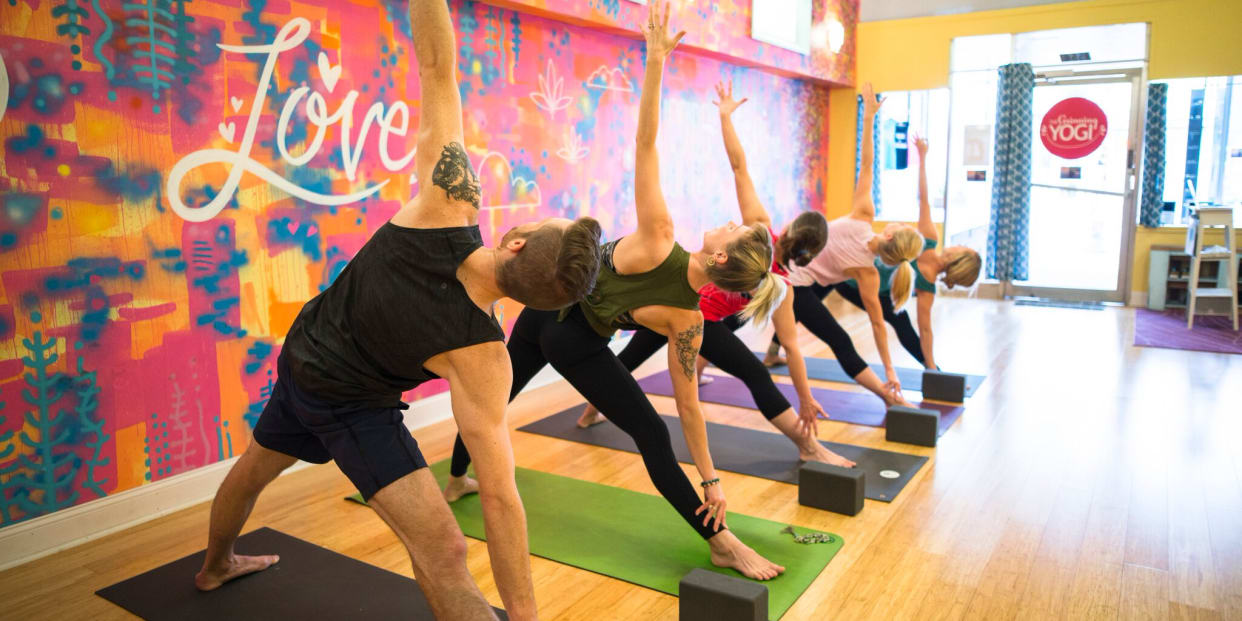 Corporate Group Yoga Class — Priti Karam, Luxury Yoga Studio