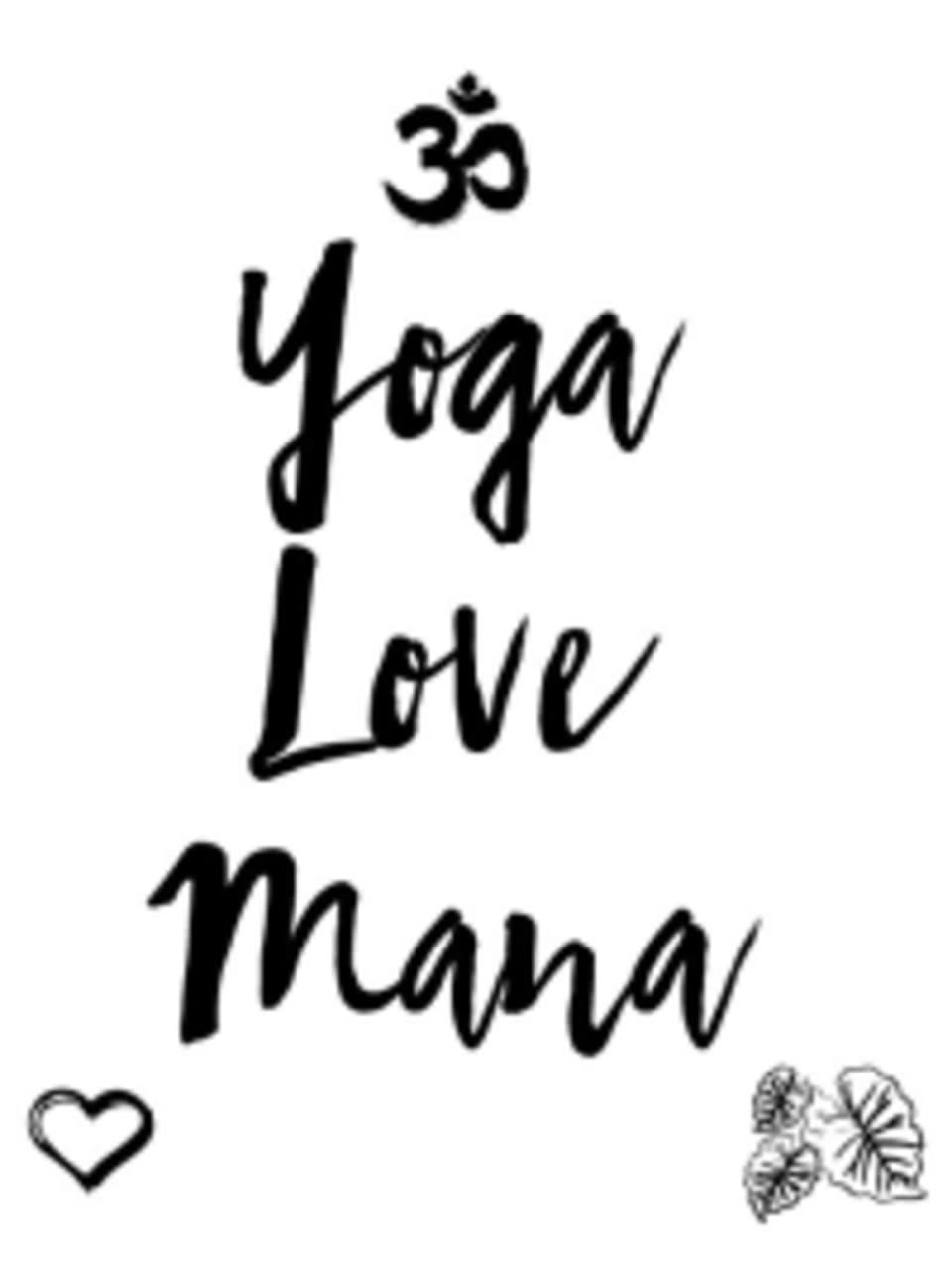 Yoga Love Mana logo