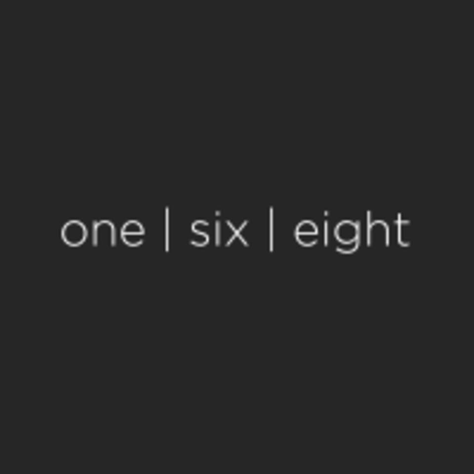 One Six Eight logo
