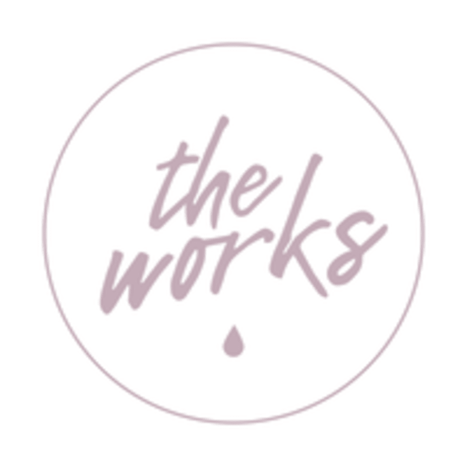 The Works a Sweat Studio by Sarah Frick logo