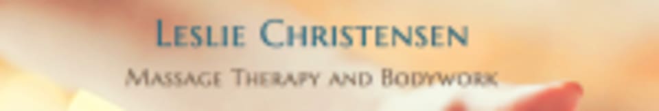 Leslie Christensen LMT Massage Therapy and Advanced Bodywork logo