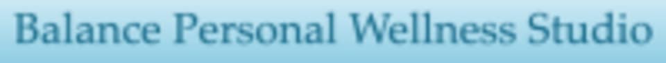 Balance Personal Wellness Studio logo