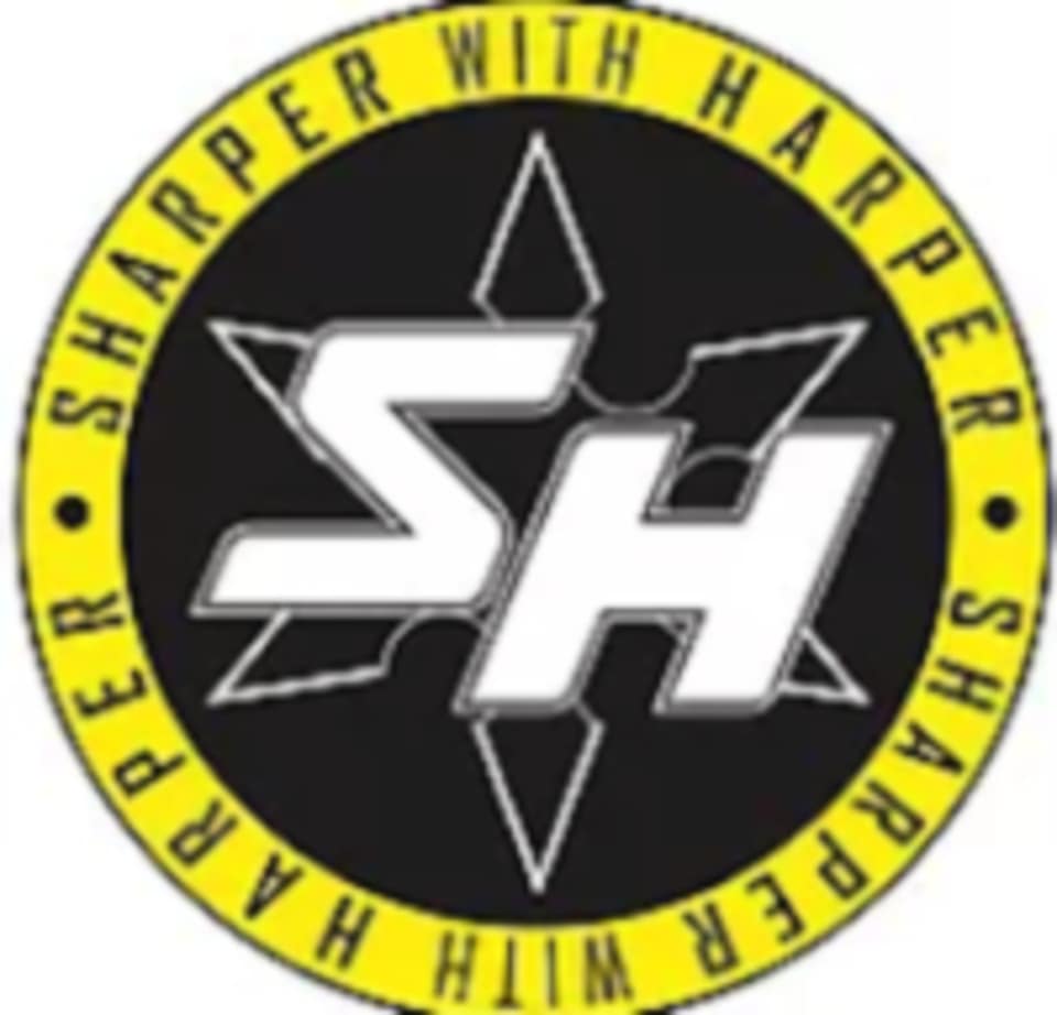Get Sharper with Harper logo