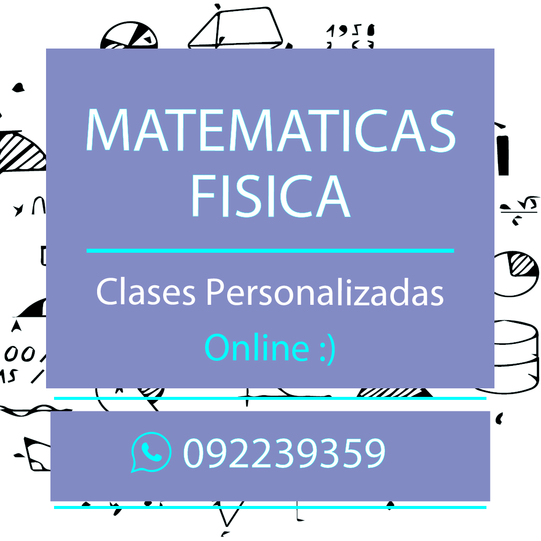 Profesor Clases Personalizadas Matemática y Física