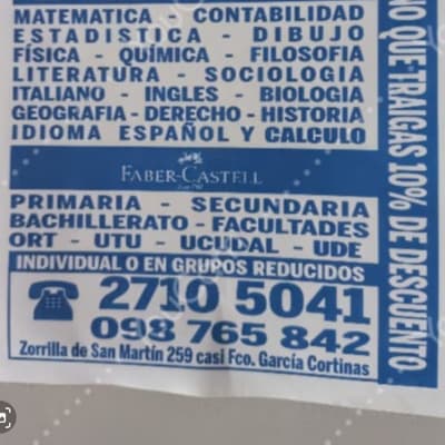 Profesor particular alvaro profe matematica fisica quimica estadistica