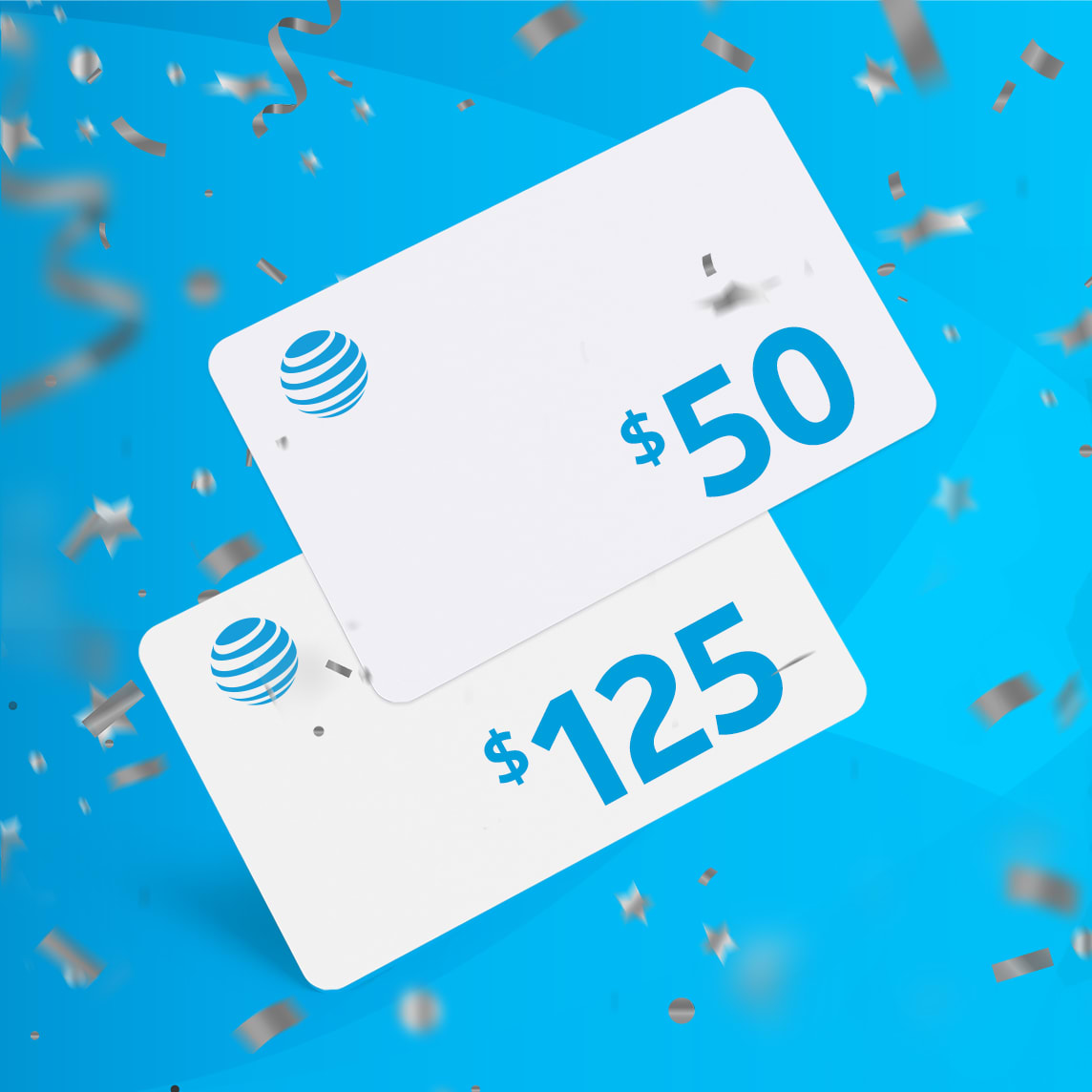 Bundle of $125 and $50 AT&T Business Rewards Cards